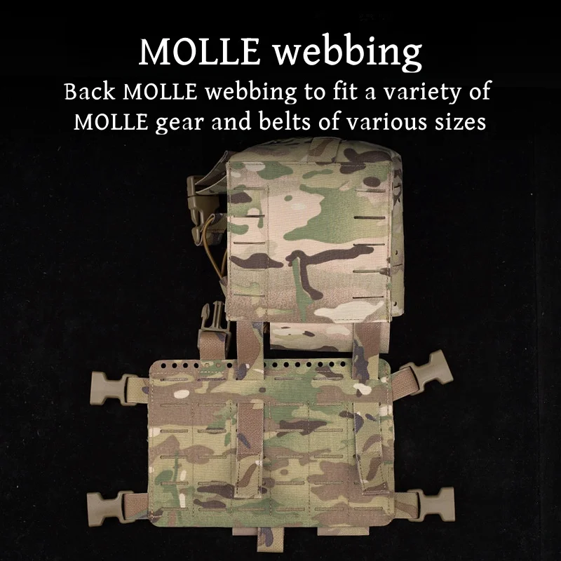 Bolsa multiusos Mutant Harris 152 MPU5 Radios Bolsa para botellas de agua Gafas de visión nocturna 556 Mag Carrier MOLLE Airsoft - imagen 4