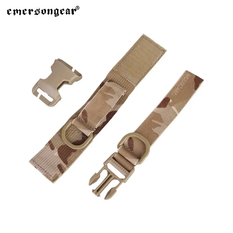 Emersongear llavero táctico caza al aire libre senderismo EDC herramienta de supervivencia llavero plástico D-ring hebilla regulación correas EM8897 - imagen 3