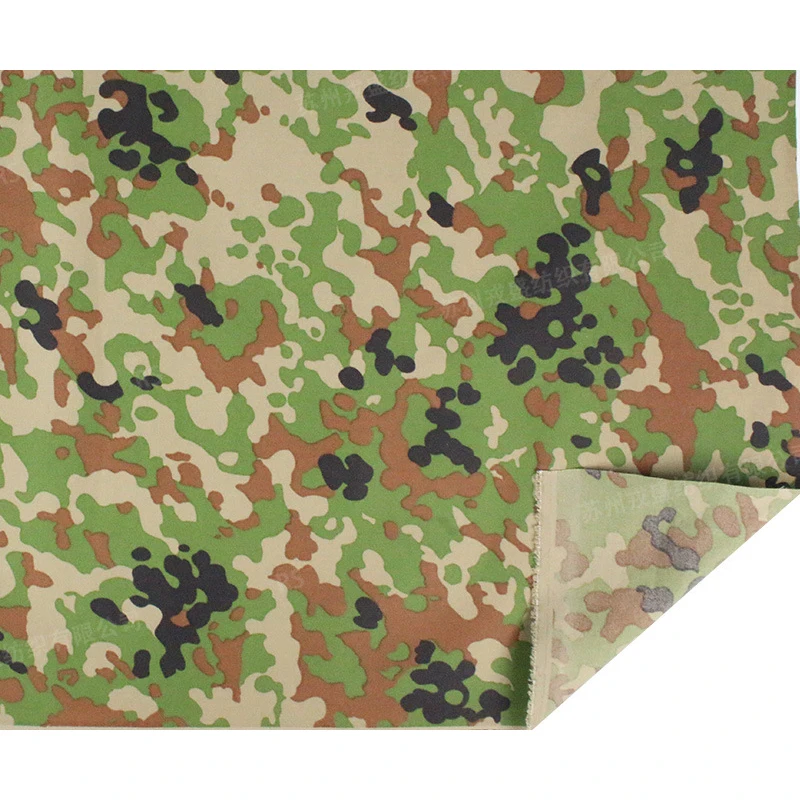 JSDF Camuflaje de la selva japonesa 500D Nylon Resistente a desgarros Impermeable Recubierto de PU Tela a prueba de infrarrojos - imagen 4