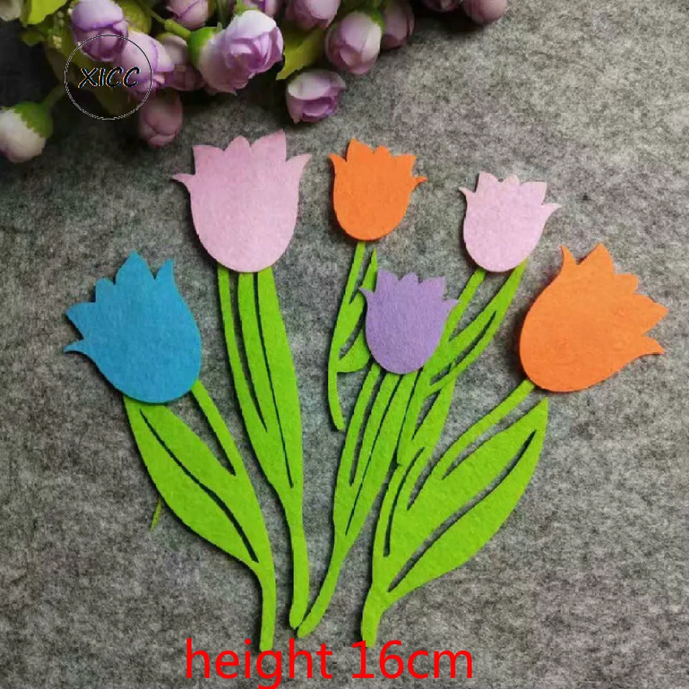 6pcs tulip as pic.