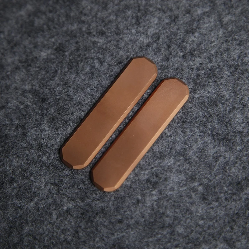 1 par de cuchillos con mango de cobre rojo, escamas para cuchillos Victorinox del ejército suizo de 58MM, como el clásico MiniChamp Rambler, piezas de bricolaje - imagen 4