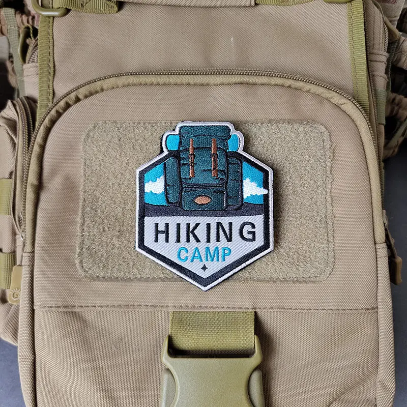 Parche moral MOLLE para mochila de senderismo y camping