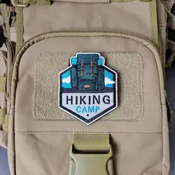 Parche moral MOLLE para mochila de senderismo y camping