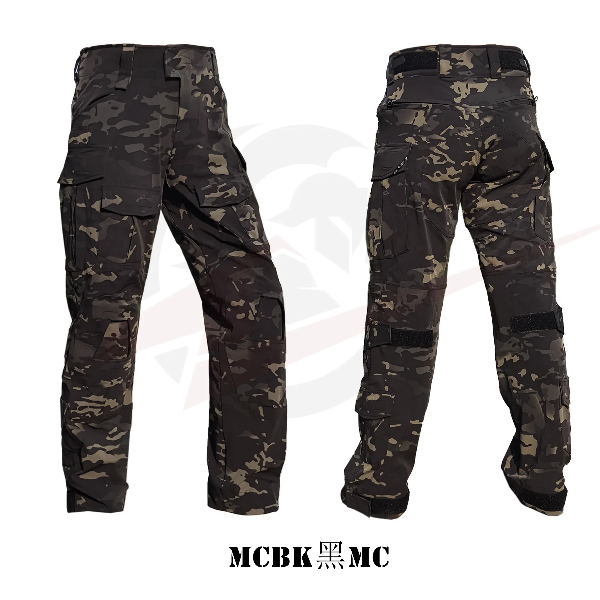 Pantalones de Combate para Todo Clima, Camuflaje GEN-3, Elásticos en Cuatro Direcciones, Color Naranja Piel - imagen 3