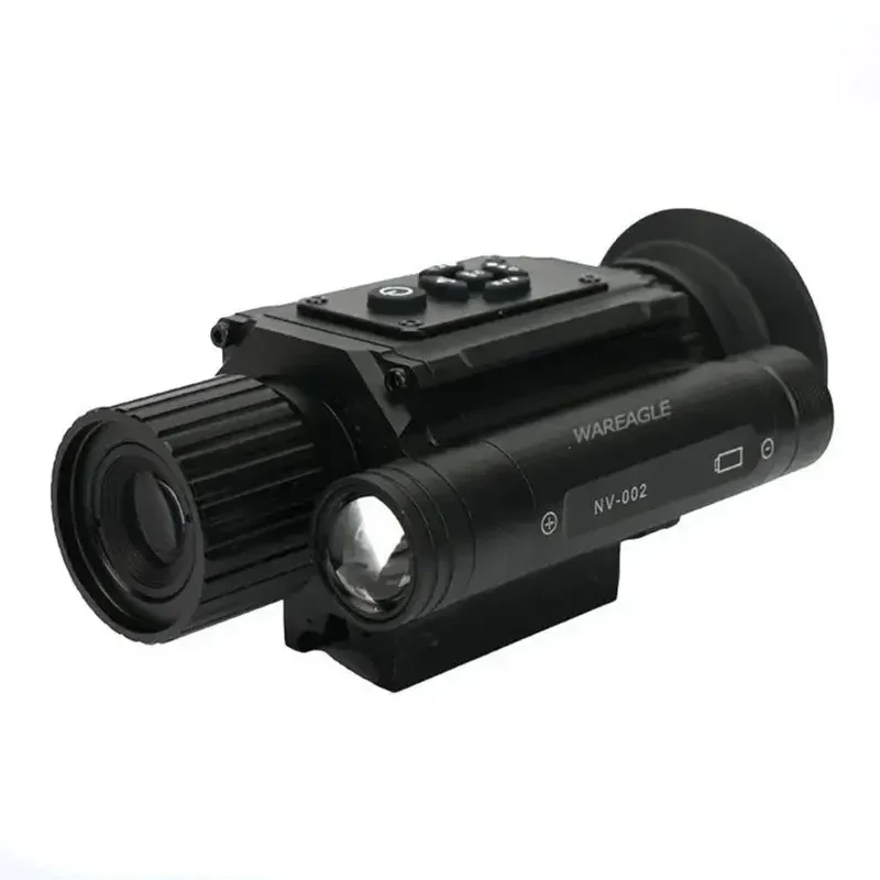 NV002 HD pequeña cámara Digital de visión nocturna Monocular infrarrojo modo de imagen múltiple mira telescópica de caza con Base de 11/20MM - imagen 5