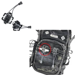 Clip MOLLE interno táctico para mochila y equipo de campaña
