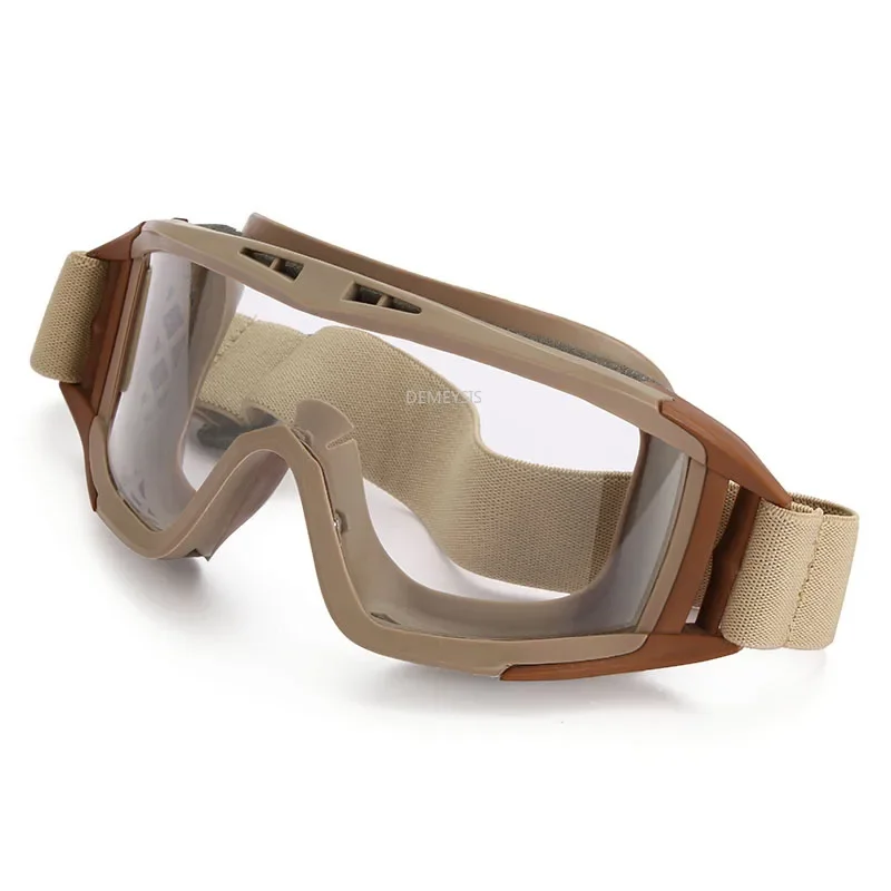 Gafas tácticas para exteriores con 3 lentes intercambiables, a prueba de viento, para Paintball, Airsoft, protección para juegos Cs - imagen 2
