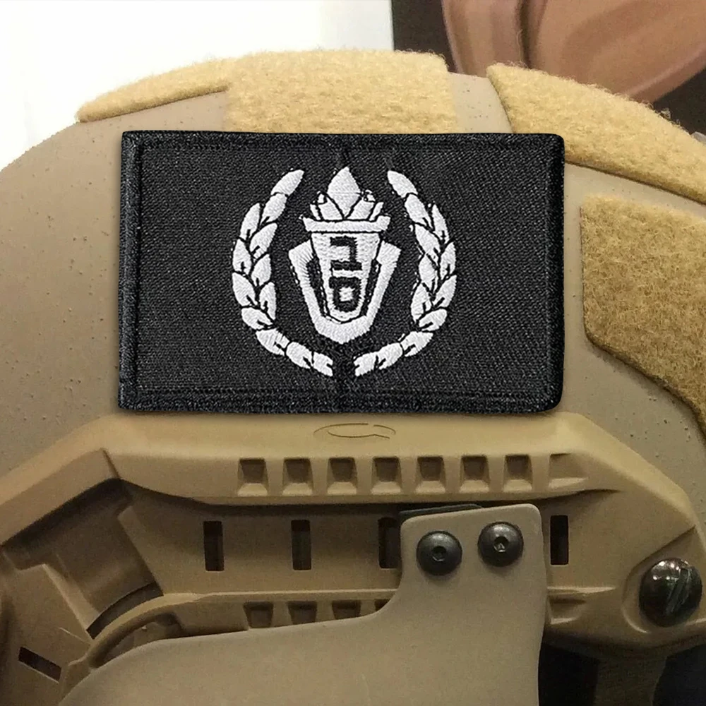 Parche táctico bordado de Israel, parches de gancho y bucle, insignia de moral militar, pegatinas para mochila, brazalete