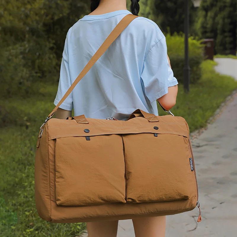 Bolsa de viaje para acampar, bolso cruzado deportivo para gimnasio, senderismo al aire libre, zapatos de Trekking, bolso de bolsillo, bolsa de almacenamiento para negocios y universitarios