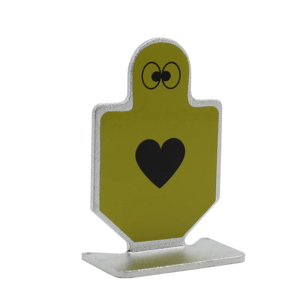 6 unids/lote juego de objetivos de tiro táctico duradero caza Airsoft práctica objetivo de Metal - imagen 3