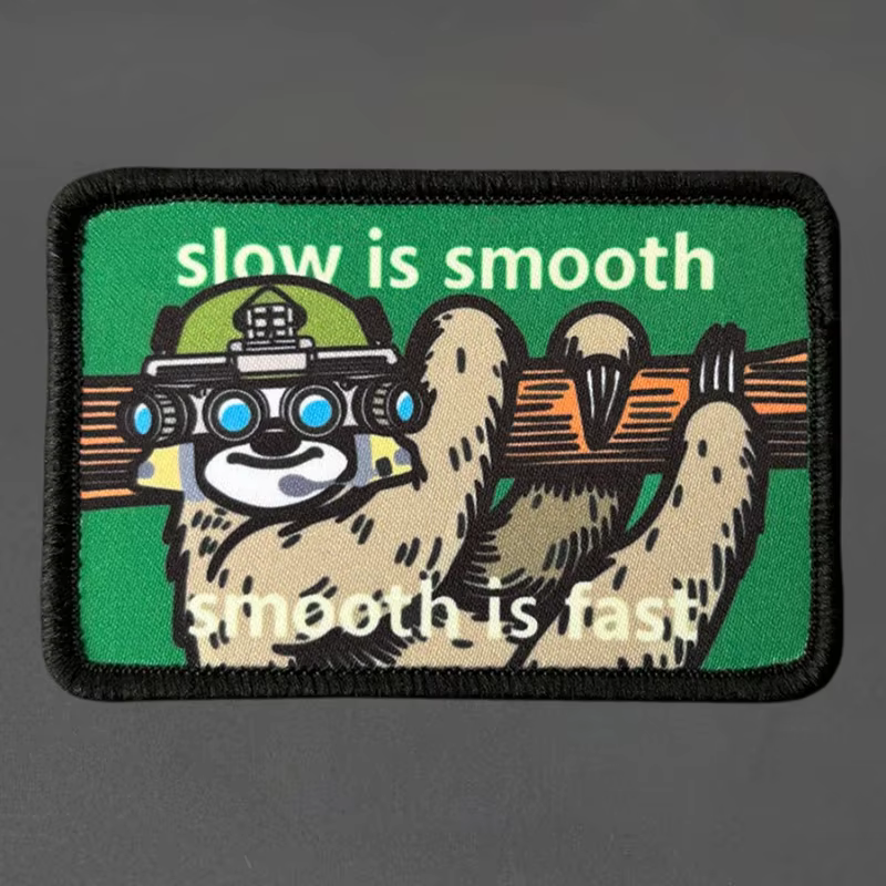 Parche moral táctica gancho y bucle Slow is Smooth – Mochila - imagen 2