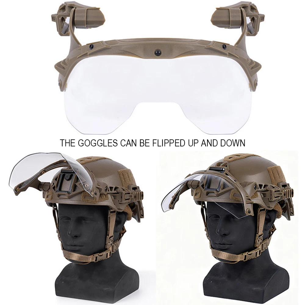 Wendy-casco 3,0 con tapa, cubierta para la oreja, protector bucal, media máscara facial, protección completa, caza, tiro, accesorios para casco Airsoft - imagen 3