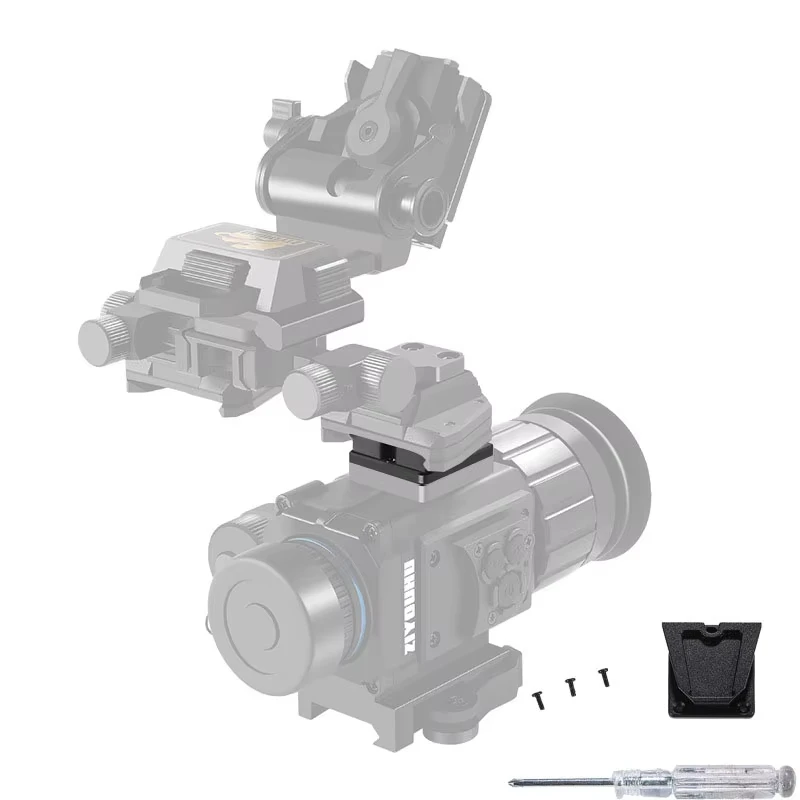 Casco táctico de aleación de aluminio para exteriores, adaptador de visión nocturna, soporte NVG-10, varios adaptadores - imagen 5