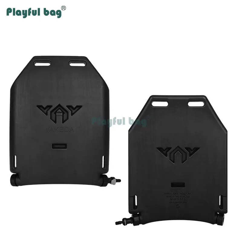 Chaleco táctico de hidratación de 1,75 l, placa de inserción de botella de agua de PE, protección de ventiladores militares, panel de agua, placa interior AVA81 - imagen 3