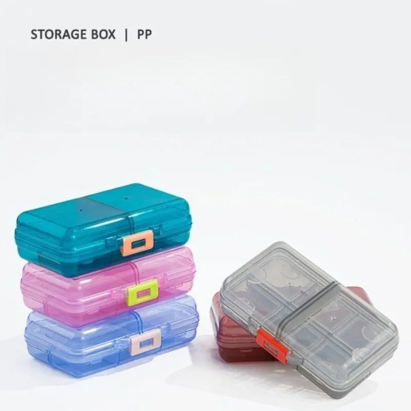 Caja de medicinas portátil con compartimentos para viajes - imagen 5