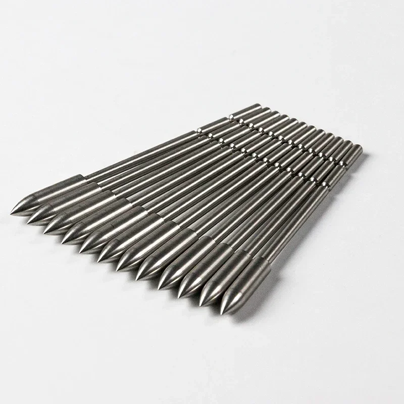 12 Uds 120gr tiro con arco ID3.2mm OD5.2/5,4/5,6/5,7mm punto de destino de ruptura 70-80RHC puntas anchas Spine400-750 arco recurvo de caza
