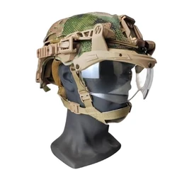 Casco táctico paintball protector viento liberación rápida
