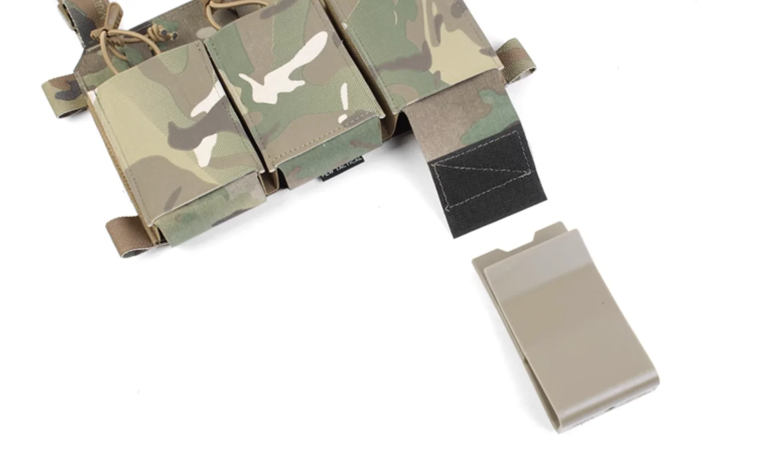 Bolsa elástica para revistas con triple panel de asalto y portador de placa integrado: se adapta a revistas AR556/545/762 - imagen 4