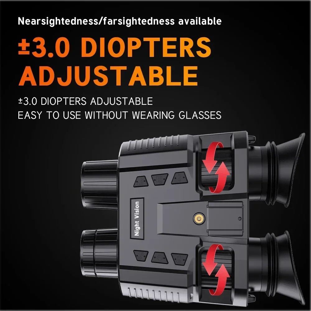 Telescopio de gafas de visión nocturna Digital NV8000, binoculares para casco, grabación de vídeo/audio con Sensor de 3M 1080P para vigilancia de caza - imagen 4