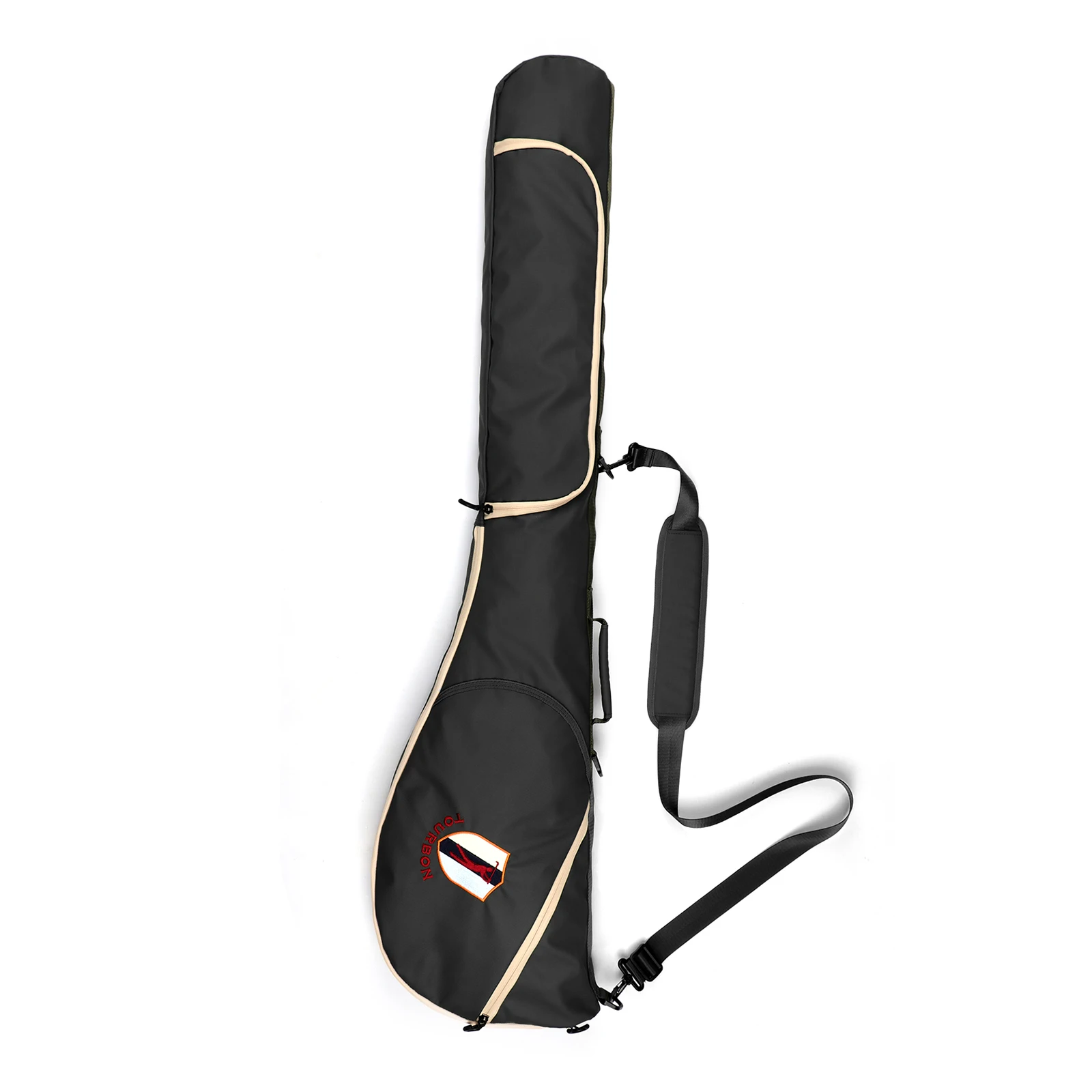 Tourbon Bolsa para palos de golf Bolsa de transporte de golf de nailon duradera Bolsa ligera para domingo Paquete de viaje para campo de conducción Impermeable al aire libre