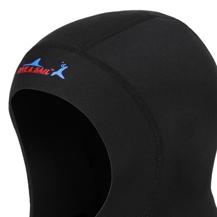 Gorro de buceo de neopreno de 1mm, casco, gorro, capucha, natación de invierno, cálido, cuello de alta calidad, traje de buceo Unisex, equipo de snorkel - imagen 5