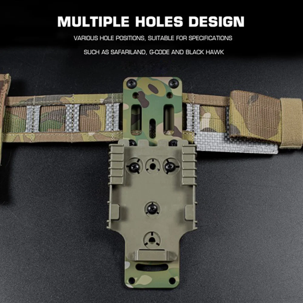 Adaptador de funda Modular táctica Compatible con plataforma QLS, funda militar de dibujo rápido para caza, banda para la pierna, accesorios Airsoft - imagen 3
