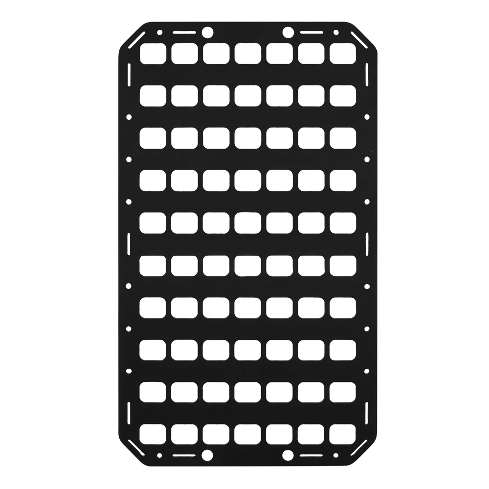 Panel táctico rígido MOLLE para coche, estante de almacenamiento de exhibición para asiento trasero de vehículo, accesorios de pistola para pared, bolsa de coche, soporte de engranaje - imagen 2