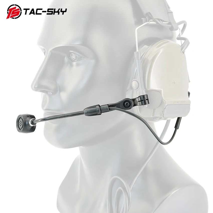Vista frontal y lateral del adaptador TAC-SKY