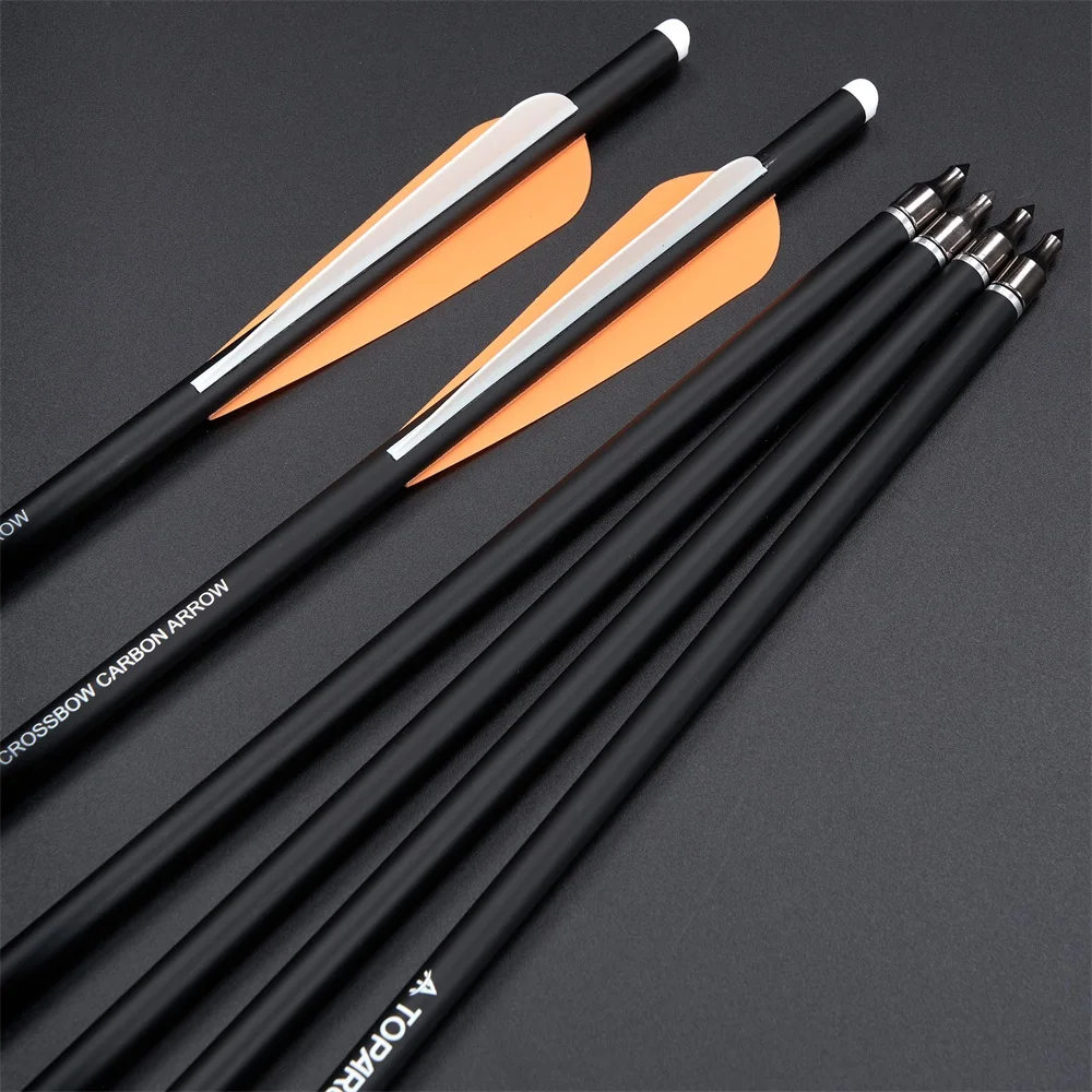 Toparchery Flechas de ballesta de carbono para caza y tiro al blanco - imagen 3