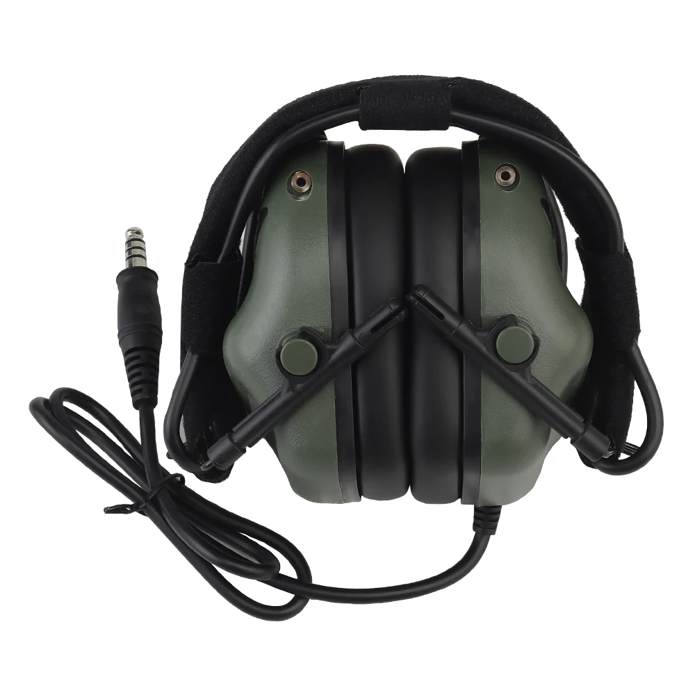 Auriculares militares tácticos GEN5, auriculares con reducción de ruido para disparar, casco montado en la cabeza, auriculares 2 en 1, equipo de caza Airsoft - imagen 4