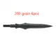 200 grain 6pcs