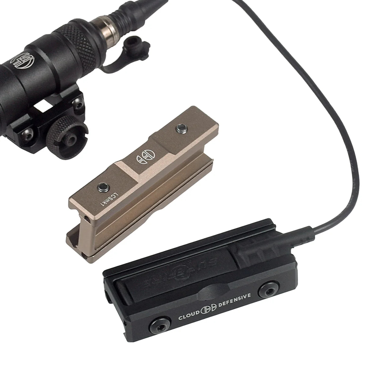 Linterna táctica Surefire M600U LED CNC para riel MLOK 20 mm - imagen 4