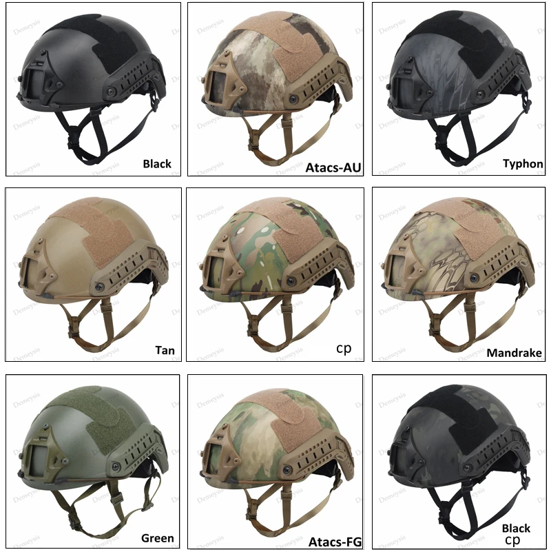 Casco táctico Airsoft Paintball rápido tipo MH cascos de protección para deportes de combate al aire libre - imagen 2