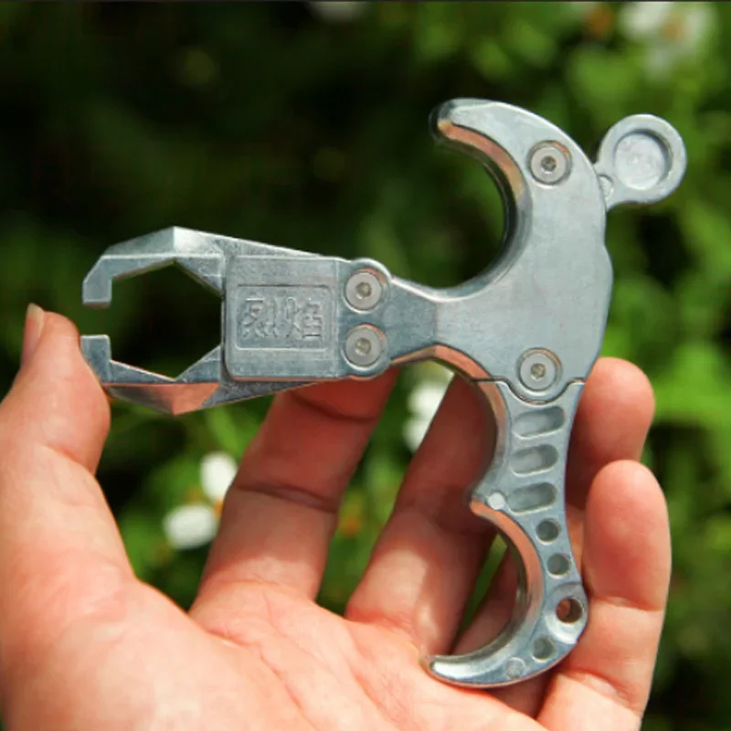 Ayuda de liberación de arco compuesto de 3 dedos, agarre de gatillo de pulgar de aleación de aluminio, rotación de 360 grados para mano izquierda/derecha, accesorios de tiro con arco - imagen 5