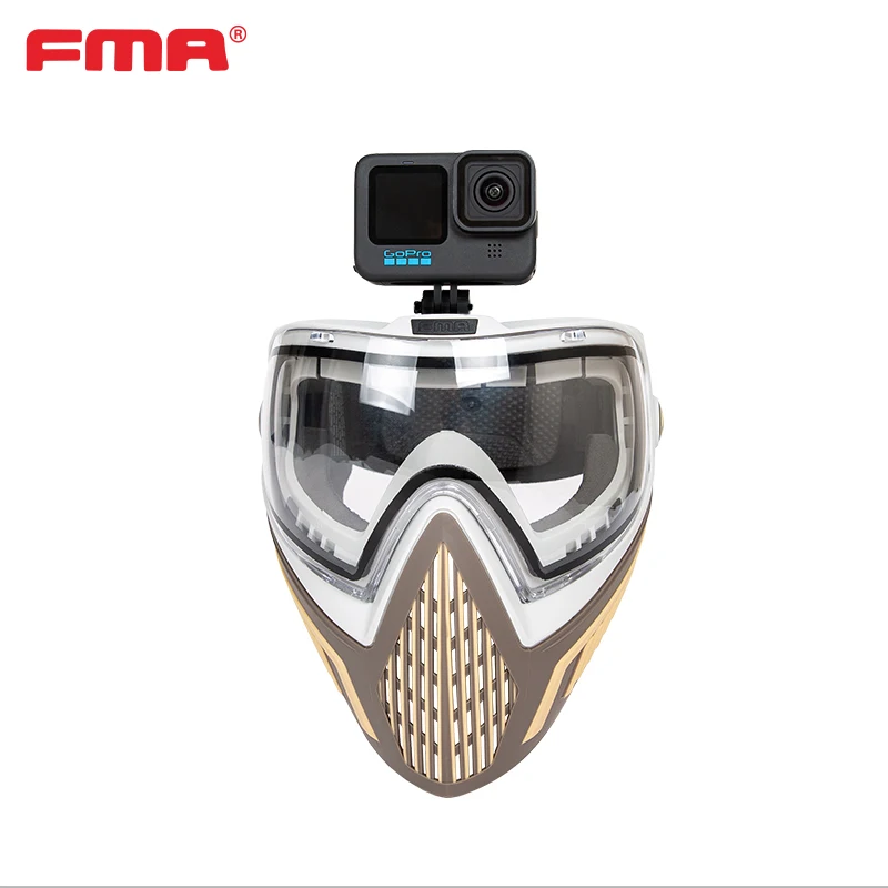 Soporte para cámara de acción FMA de alta resistencia Soporte para máscara F5/F1 de metal compuesto para estabilidad y sin vibración - imagen 5