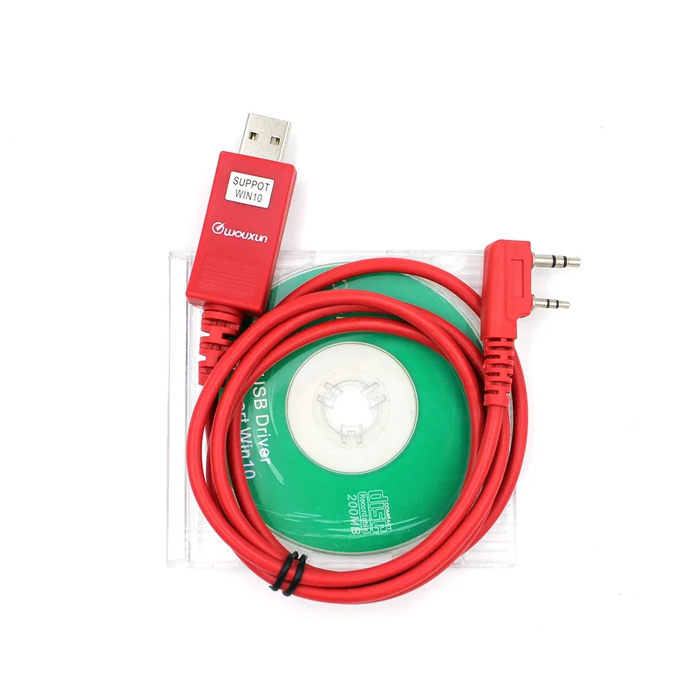 VENTA Cable de programación WOUXUN USB para KG-UVD1P KG-UV6D KG-UV8D KG-UV899 KG-UV9D PLUS USB para todos los radios con enchufe K1 - imagen 2