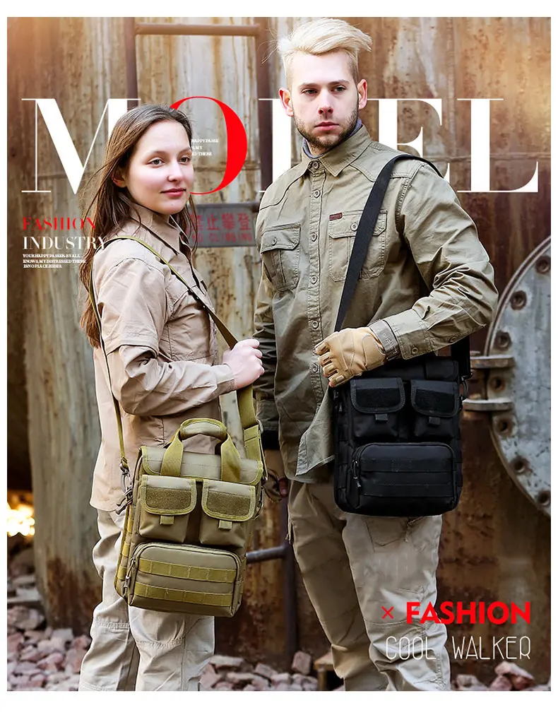 Bolso cruzado camuflaje