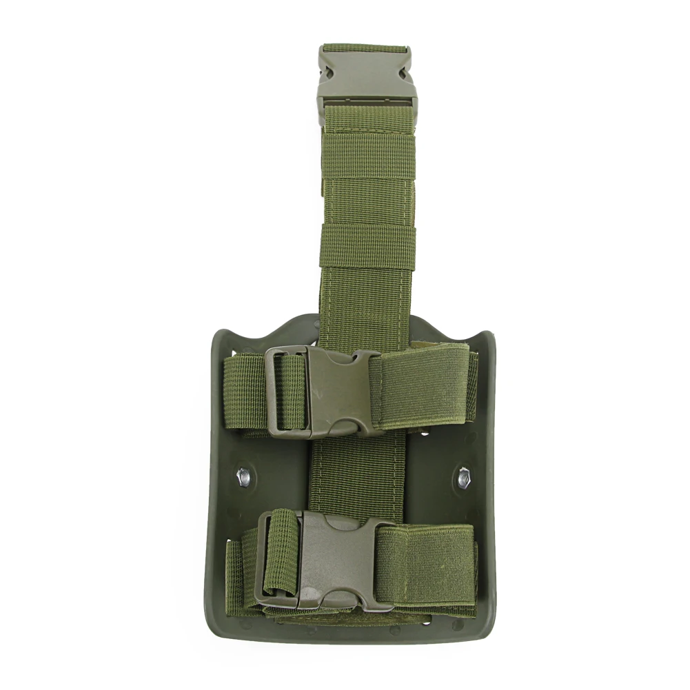 Plataforma de pierna de caída Airsoft, plataforma táctica de montaje en el muslo, Panel de funda con correas ajustables para el muslo y hebillas de liberación rápida - imagen 4