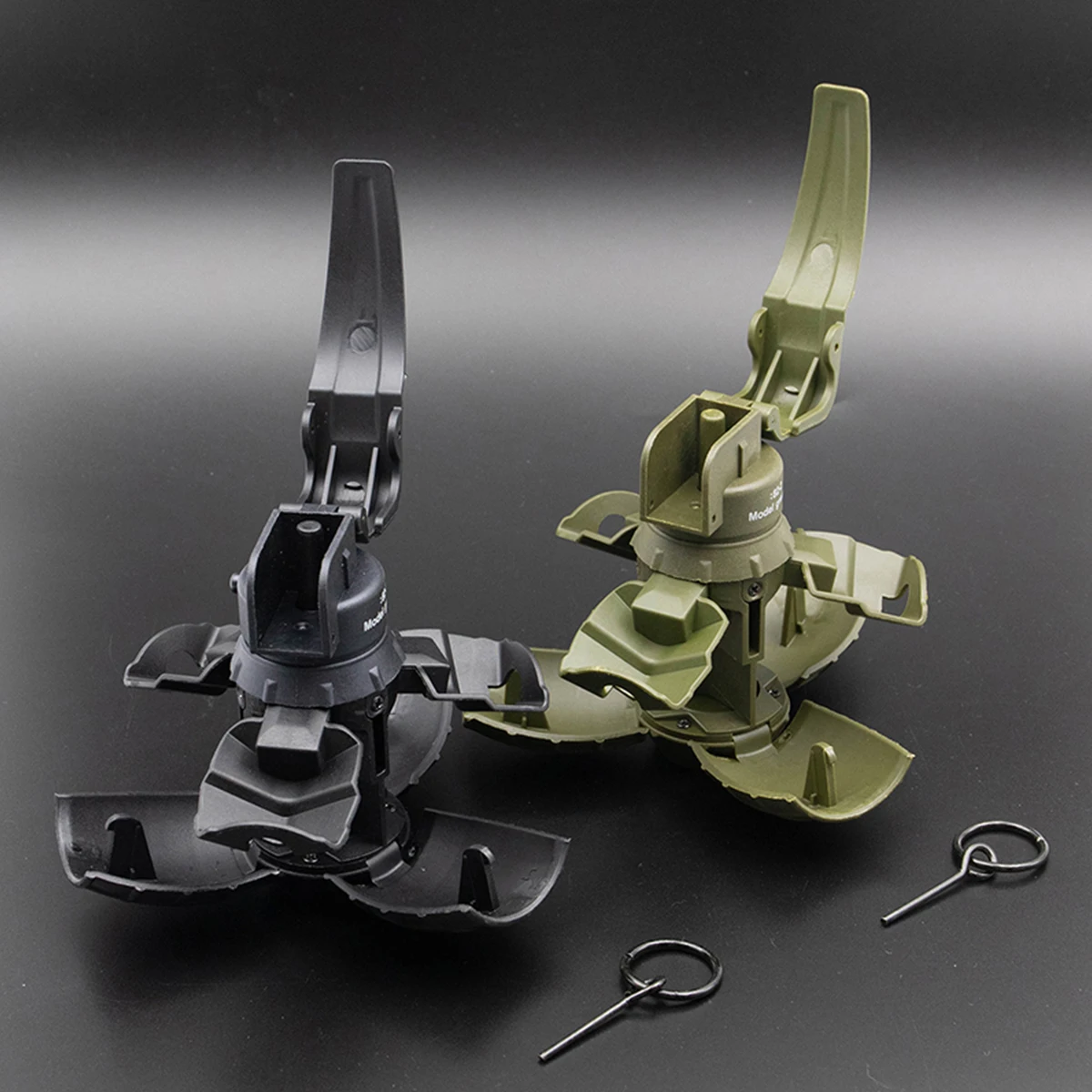 20 piezas anillo de Granada Airsoft Paintball accesorios de juguete de Granada juguete de nailon piezas de modelo de juguete para reemplazo - imagen 4