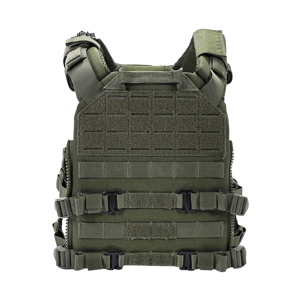 Nuevo Chaleco táctico de liberación rápida MOLLE, chaleco protector impermeable y resistente al desgaste, chaleco de entrenamiento, equipo de caza Airsoft - imagen 3