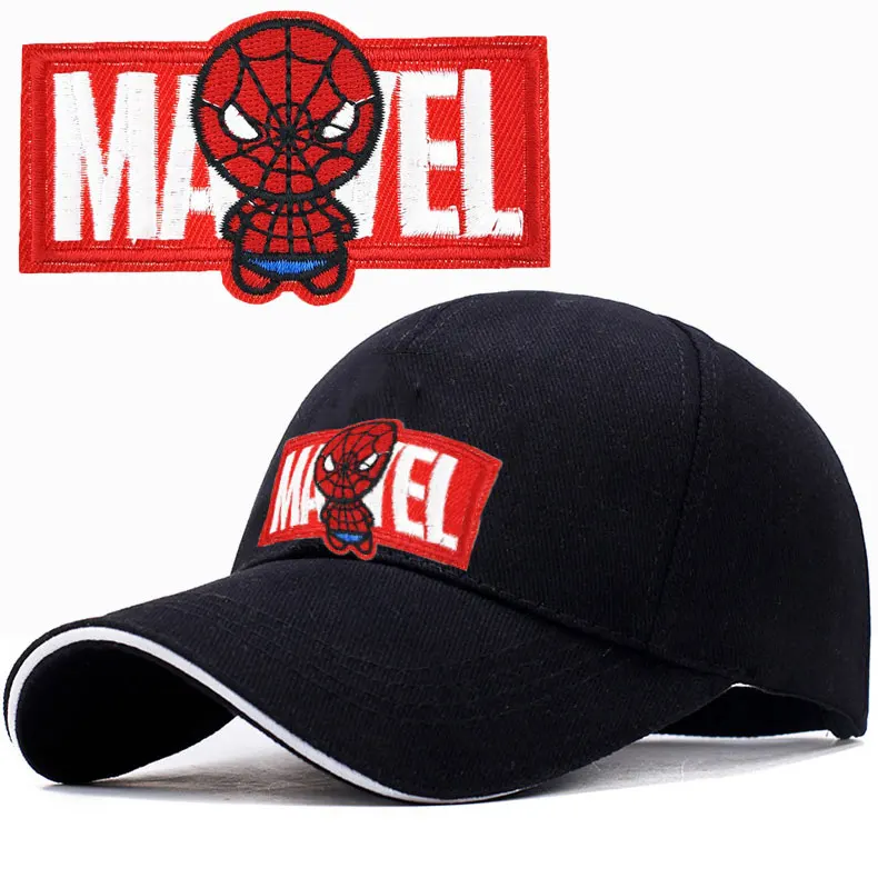 Parches Marve liron, pegatinas para ropa infantil, Capitán América, Iron Man, Spider Man, parche bordado, parche para sombrero DIY para bebé - imagen 3