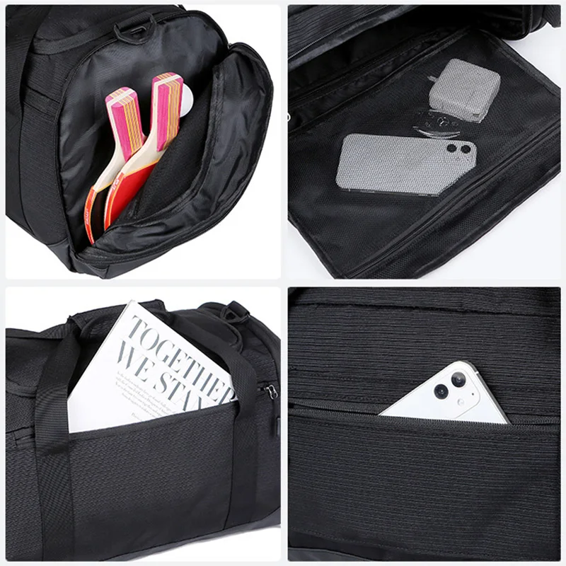 Bolsa de viaje para hombre y mujer, bolso de hombro para Yoga, zapatos, entrenamiento deportivo, Fitness, fin de semana al aire libre - imagen 3