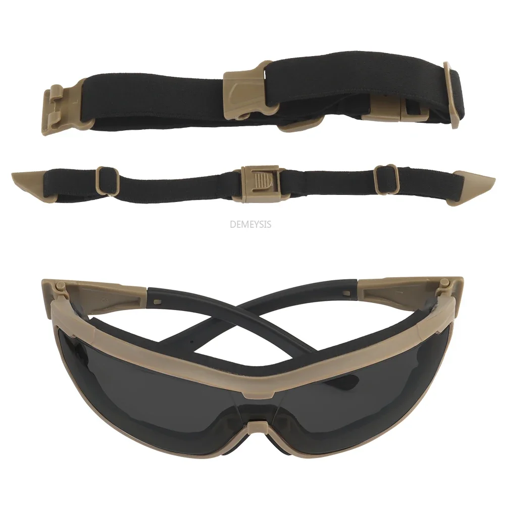 Gafas tácticas para disparar al aire libre, gafas de sol a prueba de viento y polvo para montar en motocicleta y montañismo - imagen 5