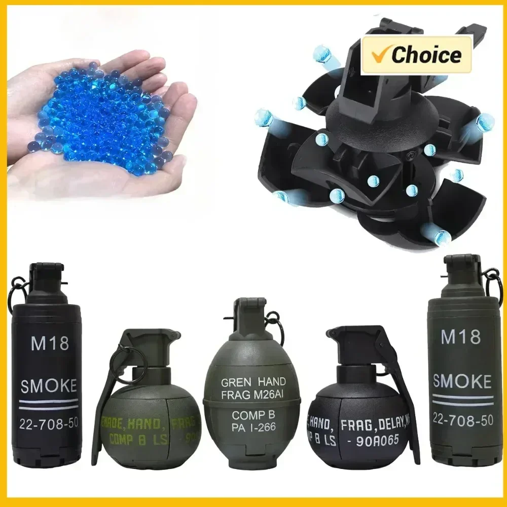 Granada explosiva de juguete para exteriores F6mm-8mm, granada de humo que rebota, modelo de granada táctica para exteriores - imagen 3