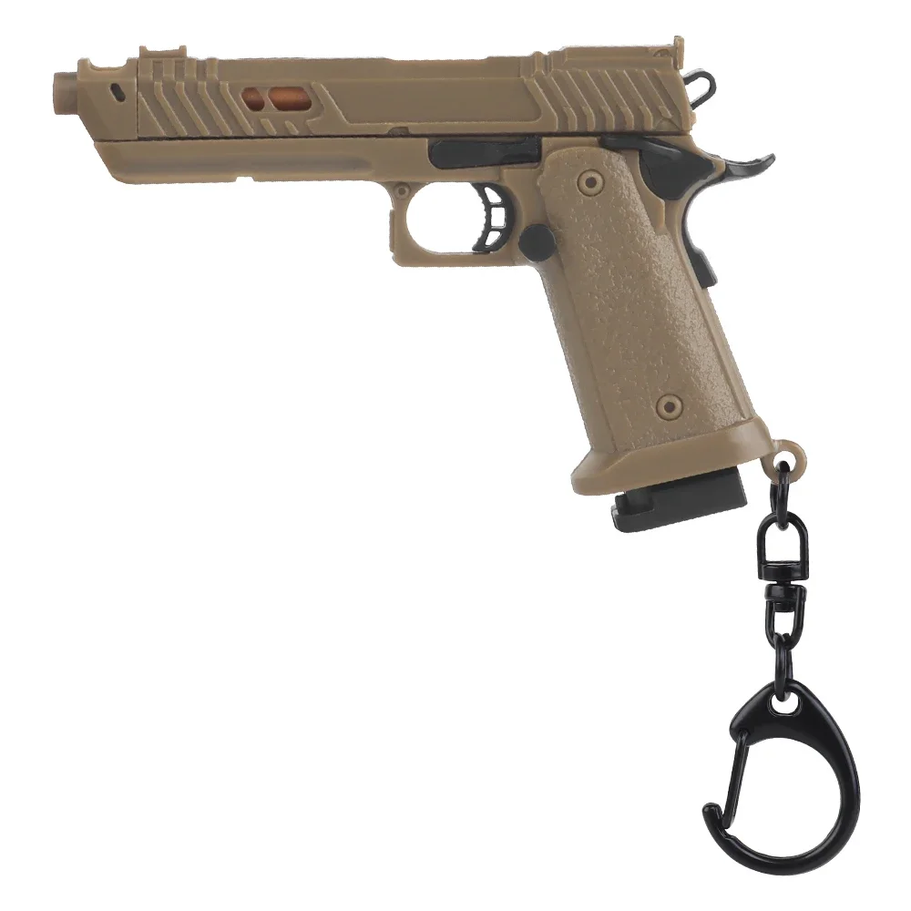LLavero táctico con forma de pistola, Mini decoraciones portátiles, desmontable, G45, tiro, Paintball, llavero, tendencia - imagen 3