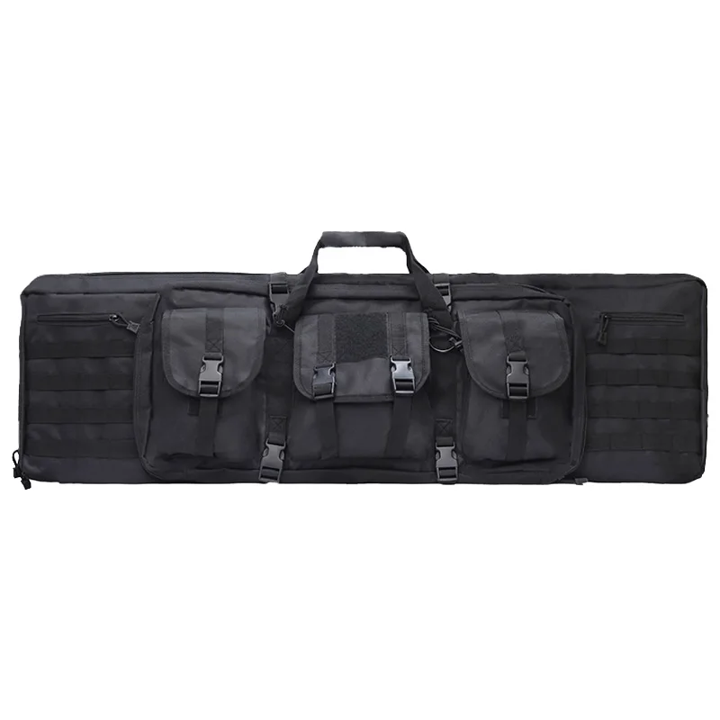 Paquete de pistola táctica militar, pistola doble multifuncional, paquete de pistola para Rifle pesado, caza, tiro, paquete de pistola larga, 93cm/118cm/142cm - imagen 3