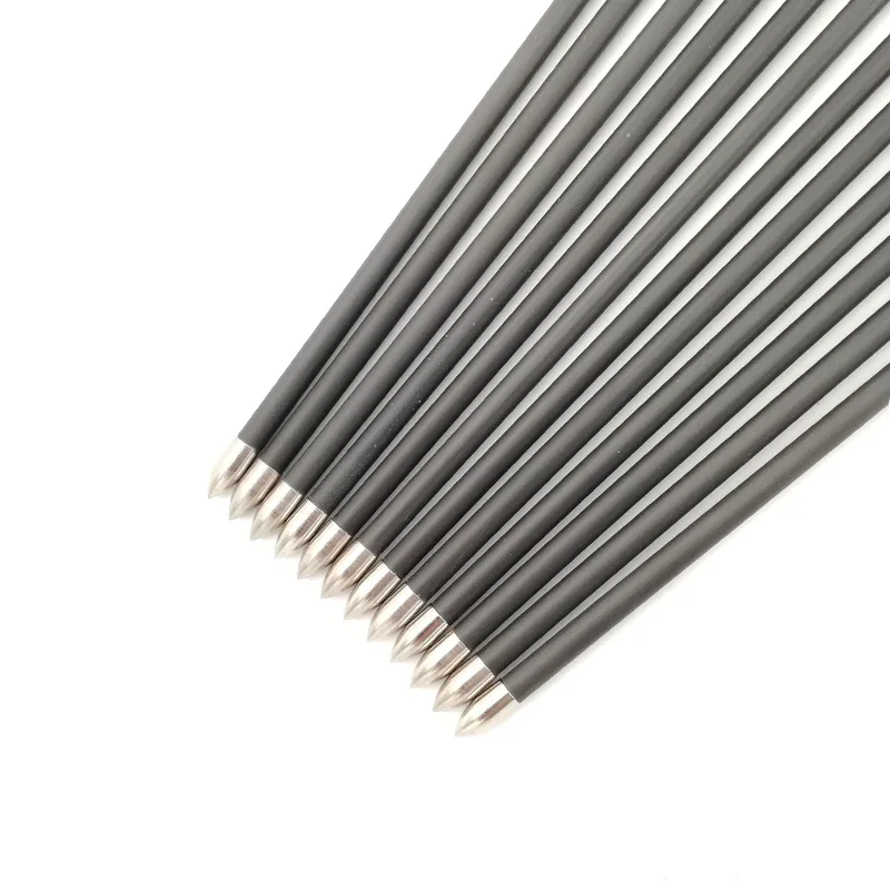 3 uds tiro con arco recto +/-0.001 ID4.2MM SP 500 600 700 800 900 1,75 pulgadas paletas Pin Nock arco recurvo caza - imagen 5