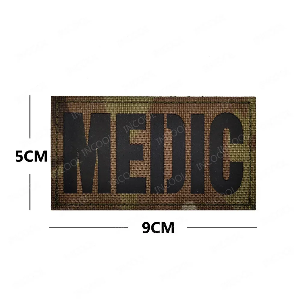 Medic IR Parche Reflectante Táctico Brazalete Hombro – Rescate - imagen 3