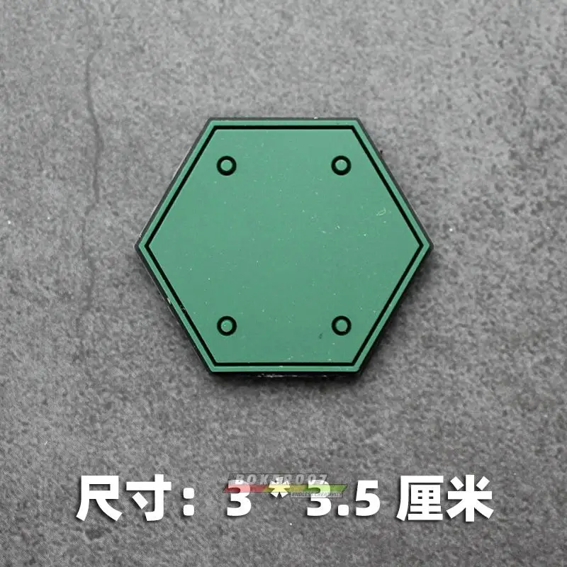 Mini brazalete de Pvc con personalidad creativa, insignia mágica hexagonal, armadura reactiva explosiva - imagen 2