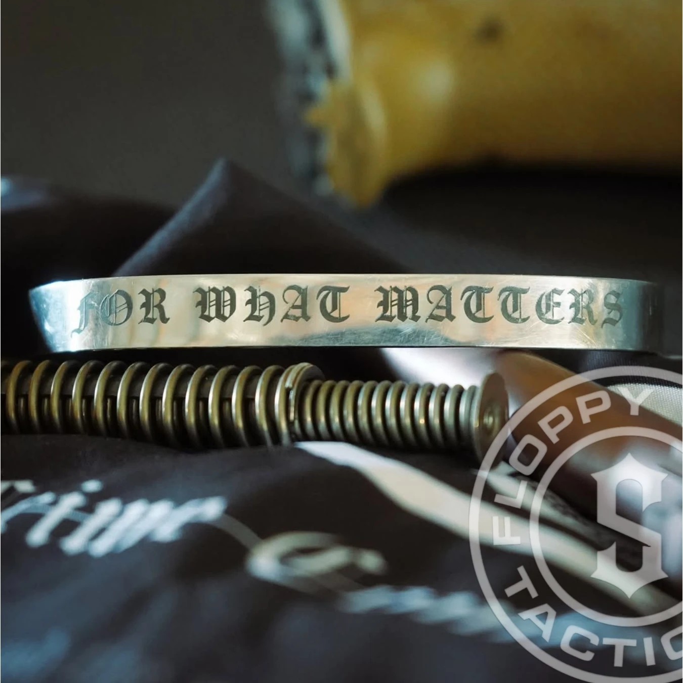 Pulsera de identificación de entrenamiento de tiro de rango táctico para pulseras de acero inoxidable WHAT MATTERS - imagen 2